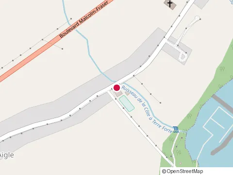 Location of Auberge des Eaux Vives at 39 Rue de la Greve, La Malbaie