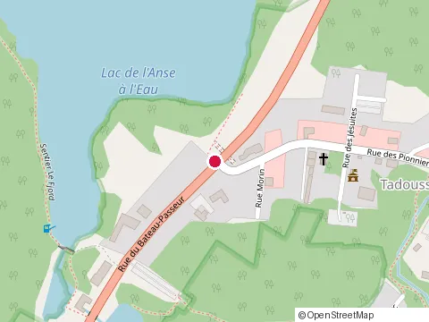 Location of Auberge du Lac at 187 Rue des Pionniers, Tadoussac
