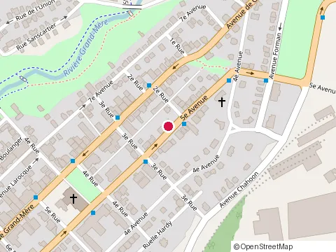 Location of Auberge Grand'Mere at 10 6E Av #29, Grand-Mère