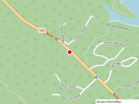 Location of Auberge le Trésor Caché at 1311 Quebec Rte 105, Chelsea