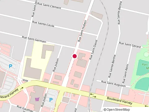 Location of Audiosanté at 2305 Rue Saint-Hubert, Jonquière