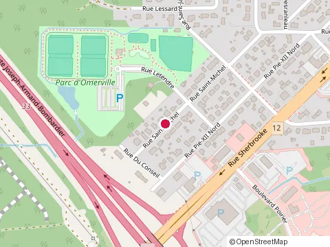 Location of Auto at 245 Rue St-Michel, Magog