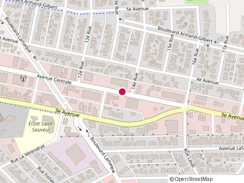 Location of Automobiles Malyka at 3 E Ave, Val-d'Or