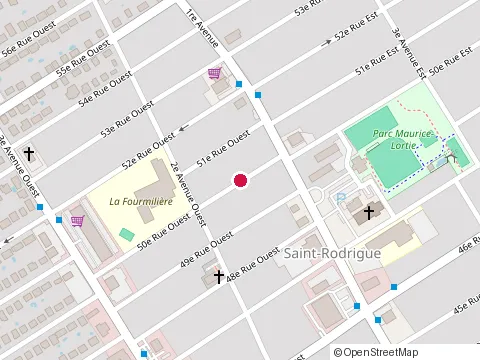 Location of Autoplace at 185 50E Rue Ouest, Québec