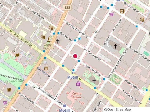 Location of Avocats Galileo Partners Inc. at 1410-2021 avenue Union, Montréal