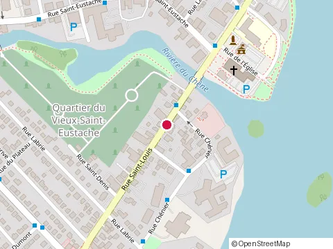 Location of B S A Groupe Conseil at 107 Rue Saint-Louis, Saint-Eustache