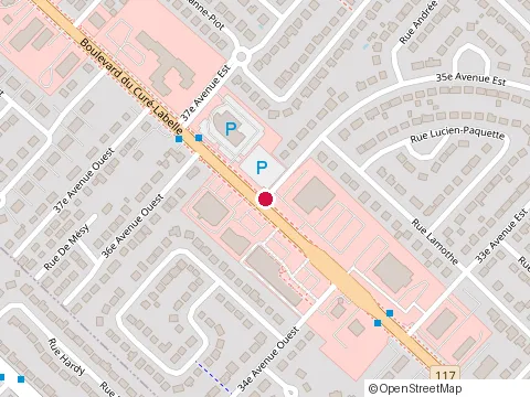 Location of B12 Burger Blainville at 617 B Bd Curé-Labelle, Blainville