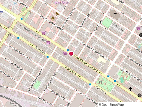 Location of Baffoni Restaurant Inc at 6859 boulevard Saint-Laurent, Montréal