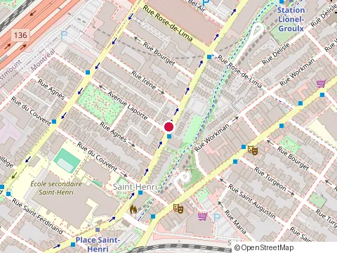 Location of Barbarella, Montréal