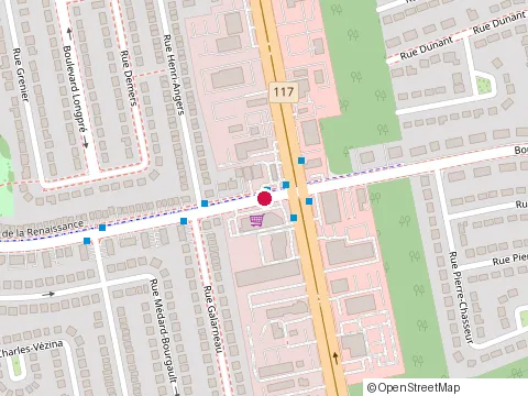 Location of Basha at 3972 Avenue de la Renaissance, Laval