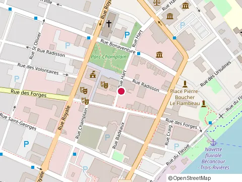 Location of Basha at 1373 Rue Hart, Trois-Rivières