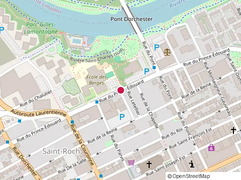 Location of Beaudry Roussin, Avocats at 555 Rue du Prince Édouard, Québec