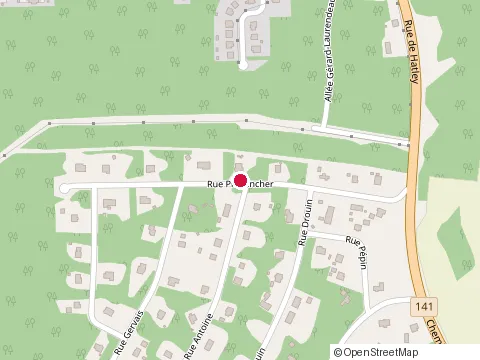 Location of Belanger Construction at 175 Rue Stebenne, Magog