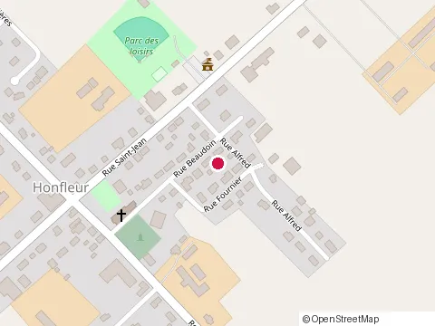 Location of Belanger Esther at 333 St-Jean, Honfleur