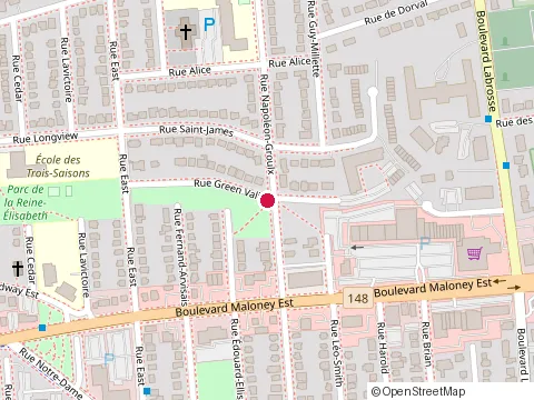Location of Belanger Gervais Construction at 289 Rue Green Valley, Gatineau