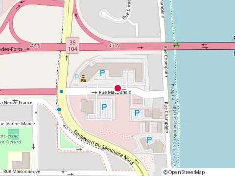 Location of Bellefleur & Associes Ca at 315 Rue Macdonald # 219, Saint-Jean-sur-Richelieu