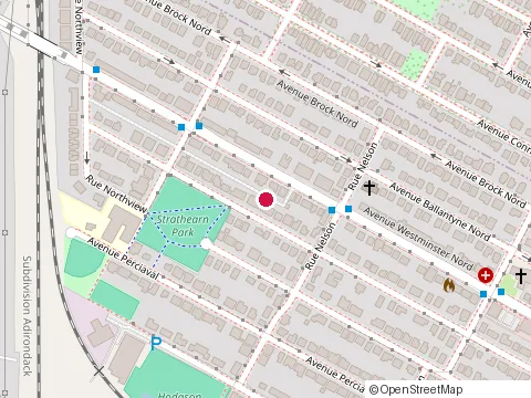 Location of Bellevue Mtl at 275 avenue Brock S #255, Montréal