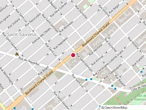Location of Benjo at 550 Boulevard Charest E, Québec