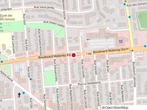 Location of Benny & Co at 318 Boul Maloney E, Gatineau