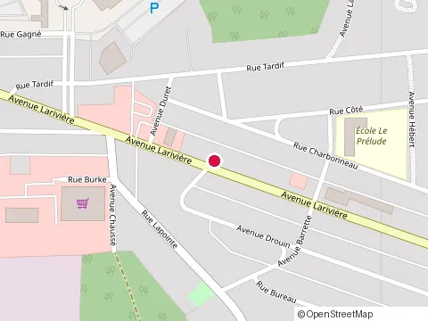Location of Bergeron Piscines & Spas at 855 avenue Larivière, Rouyn-Noranda