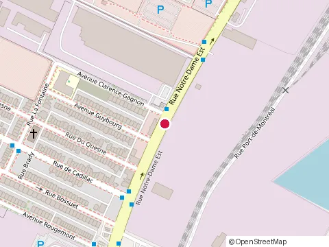 Location of Betorex at 6324 Rue Notre-Dame O, Montréal