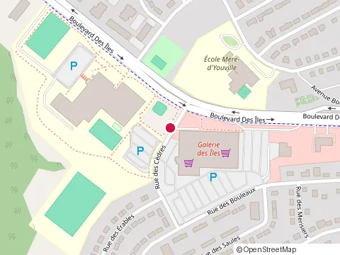 Location of Bibliothèque le Manuscrit de Port-Cartier at 21 Rue des Cedres, Port-Cartier