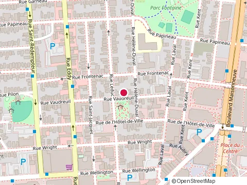 Location of Bien Manger at 53 Rue Vaudreuil, Gatineau