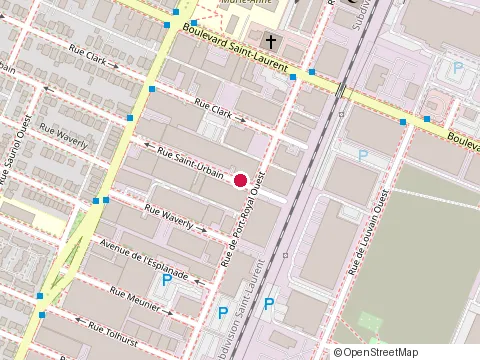 Location of Bilboquet Inc at 9835 Rue Saint-Urbain, Montréal