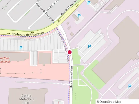 Location of Biron Latouche at 8370 Rue Armand-Viau, Québec