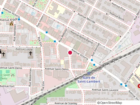 Location of Bistro 21 at 21 Rue Prince-Arthur, Saint-Lambert