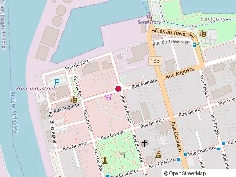 Location of Bistro Audrey Traiteur at 58 Rue Augusta, Sorel-Tracy