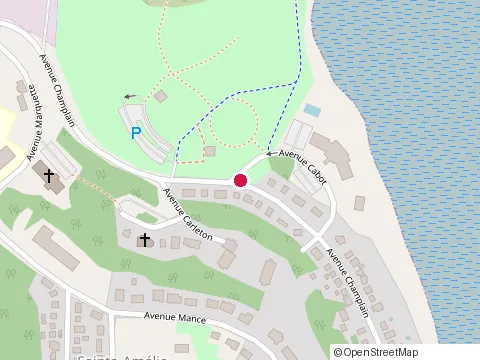 Location of Bistro la Marée Haute at 8 avenue Cabot, Baie-Comeau