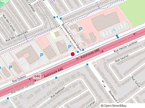 Location of Bistro Martini Grill at 570 rue Dubois, Saint-Eustache