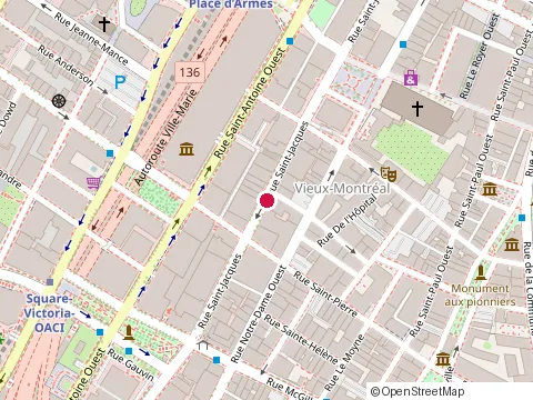 Location of Boavista Services Juridiques Inc. - Avocats et Médiateurs at Ouest 215 Rue Saint-Jacques Bureau 700, Montréal
