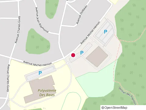 Location of Boisé de la Pointe St-Gilles at 70 avenue Michel-Émond, Baie-Comeau