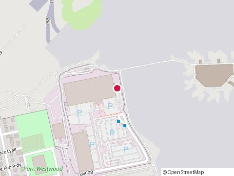 Location of Bouffet at 800 boulevard Stuart Graham S, Dorval