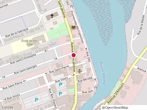 Location of Boulangerie Toujours Dimanche Inc at 431 avenue St-Jérôme, Matane