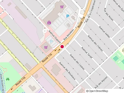 Location of Bourbon at 1971 Rue Bilodeau, Plessisville