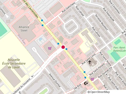 Location of Boutique du Plongeur (la) at 682 des Laurentides Blvd, Laval