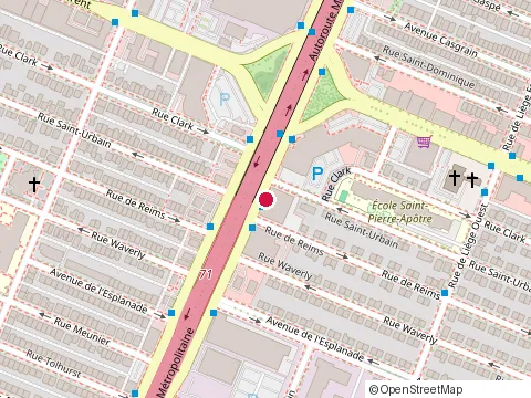 Emplacement de Boyko Joly au 50 boulevard Cremazie O, Montréal