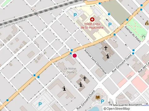 Location of Brasserie la Quebecoise at 1010 avenue Bourdages N, Saint-Hyacinthe