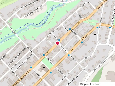 Location of Bravo Restaurant at 300 6E Ave, Grand-Mère