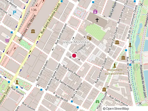 Location of Brunet & Brunet at 110-464 Rue Saint-Jean, Montréal