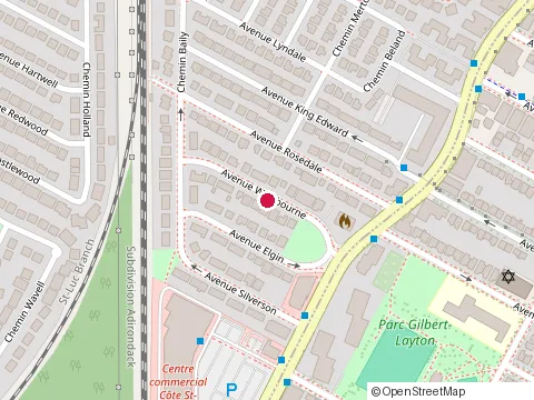 Location of Budd Contracting Corp at 5508 avenue Westbourne, Cote Saint-Luc