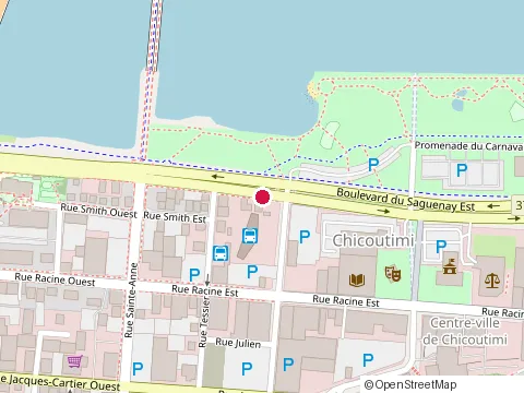 Location of Buffet Cdm Enr at 76 boulevard du Saguenay E, Chicoutimi