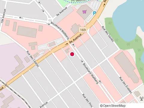 Location of Buffet Won-Ton Enr at 1300 boulevard Wallberg, Dolbeau-Mistassini