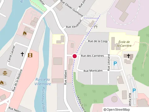 Location of Bureau d'Aide Juridique de Mont-Laurier at 555 Rue Hébert, Mont-Laurier