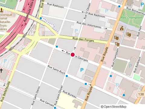 Location of Bureau Pierre at 447 Rue Saint-Georges, Trois-Rivières