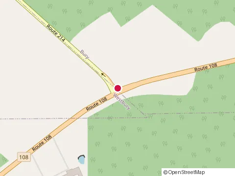 Location of Bury Municipal Library at 569 Rue Main, Bury