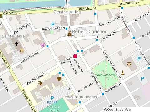 Location of C'Est Si Bon Macarons at 115 Rue Champlain, Salaberry-de-Valleyfield